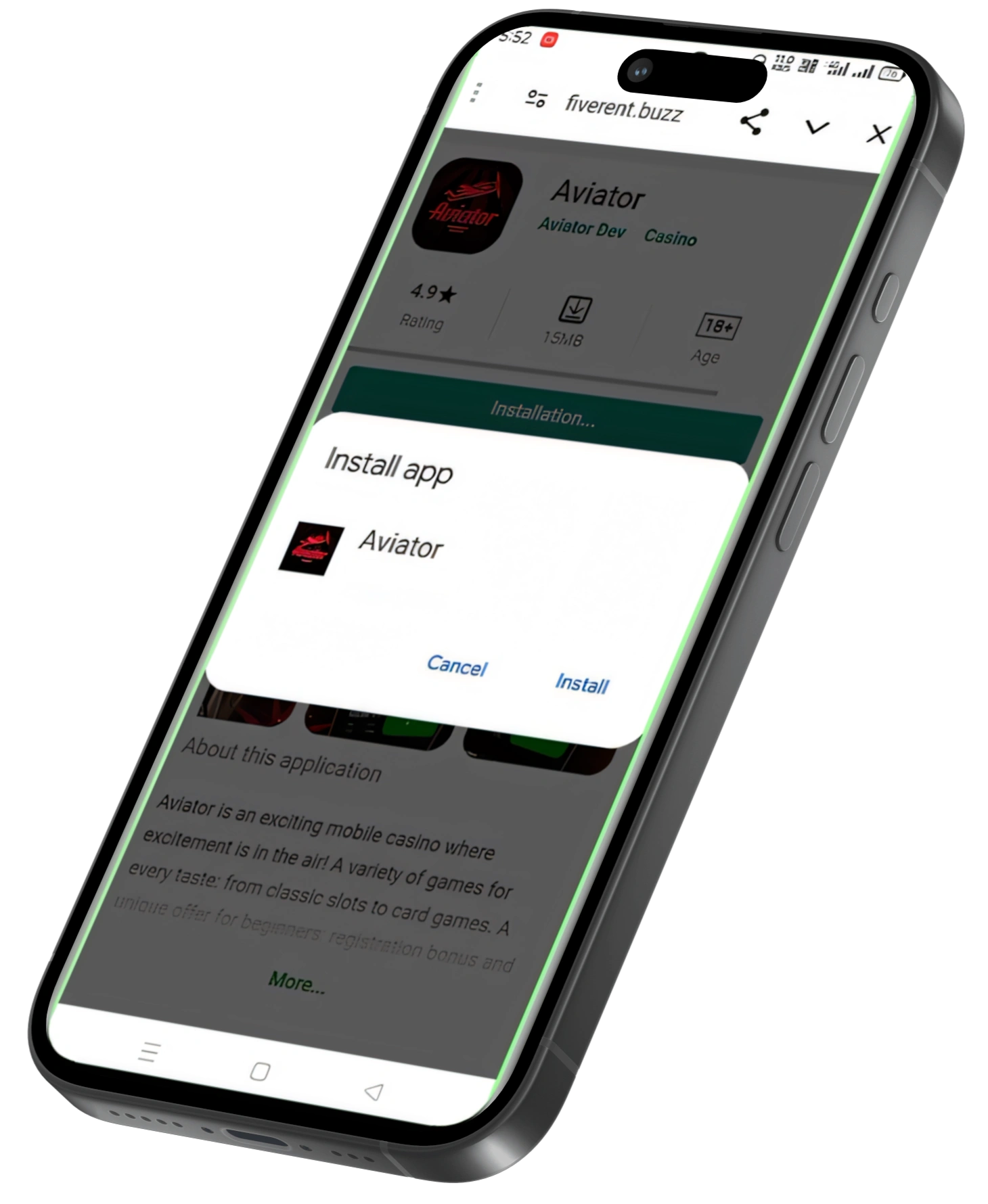 4rabet Aviator App on Android