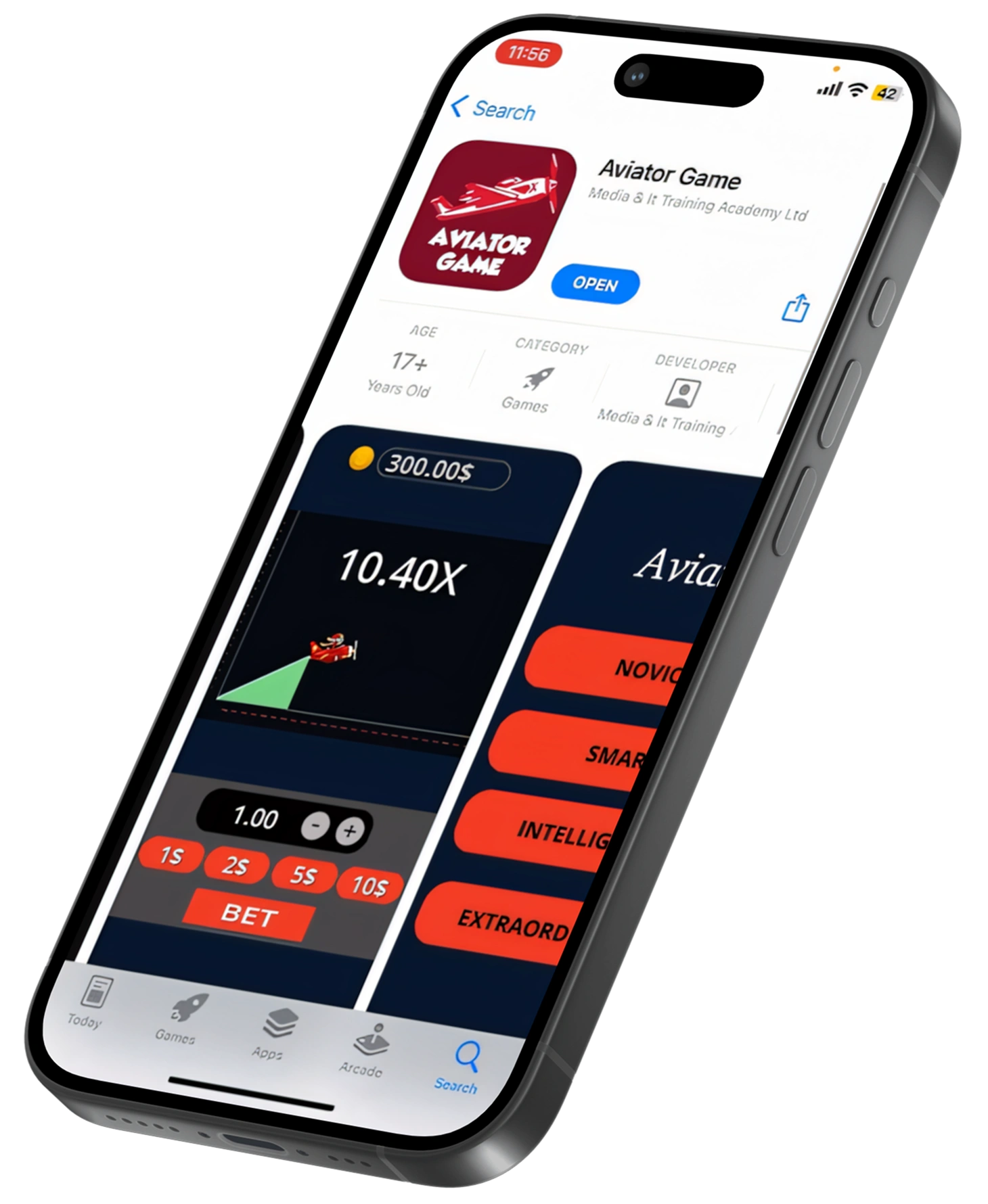 4rabet Aviator App on iOS
